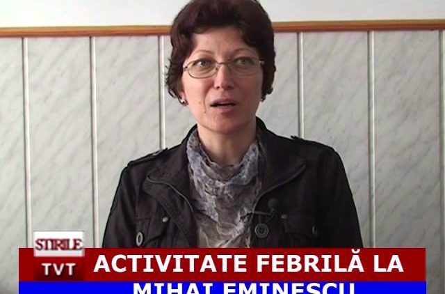ACTIVITATE FEBRILĂ LA MIHAI EMINESCU