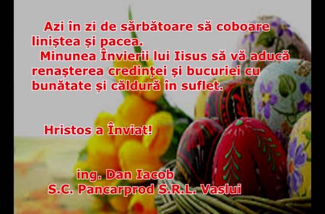 Felicitare Paste 2