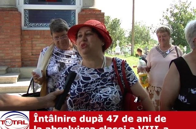 Întâlnire după 47 de ani de la absolvirea clasei a VIII-a