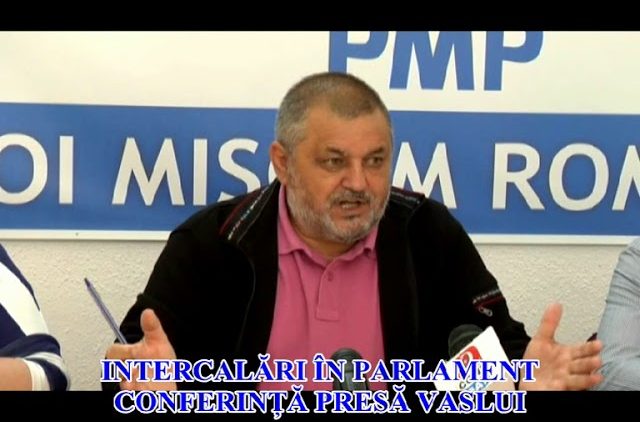 INTERCALARI IN PARLAMENT CONFERINTA PRESA VASLUI