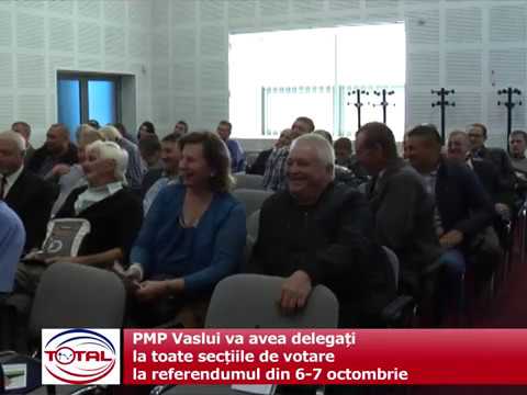 PMP Vaslui va avea delegați la toate secțiile de votare la referendumul din 6-7 octombrie