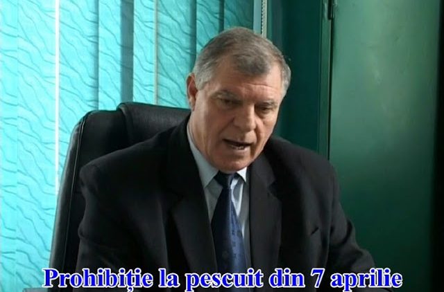 PROHIBITIE LA PESCUIT DIN 7 APRILIE