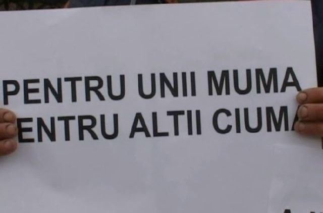 PROTEST LA APIA VASLUI