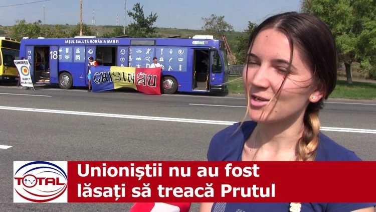 Unioniștii nu au fost lăsați să treacă Prutul