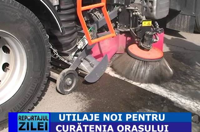 UTILAJE NOI PENTRU CURATENIA ORASULUI