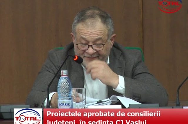 Proiectele aprobate de consilierii județeni, în sedința CJ Vaslui