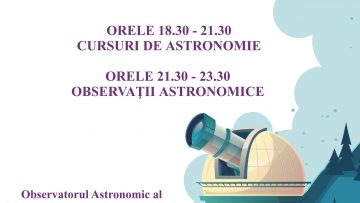 AfiÈ_ È_coala de varÄ_ de astronomie DescoperÄ_ Universul!, ediÈ_ia a VIII-a,