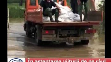 În așteptarea viiturii de pe râul Tutova