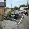 Un minor de 12 ani a murit la Băcești după ce mașina în care se afla a intrat într-un cap de pod