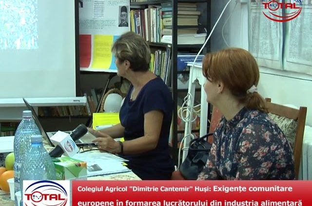 VIDEO:Colegiul Agricol “Dimitrie Cantemir” Huși: Exigențe comunitare europene în formarea lucrătorului din industria alimentară