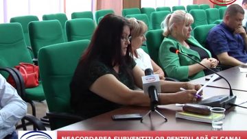 VIDEO: NEACORDAREA SUBVENȚIILOR PENTRU APĂ ȘI CANAL, ÎN ATENȚIA CONSILIULUI CONCURENȚEI VASLUI