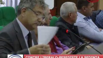 VIDEO: CONTRE LIBERALO-PESEDISTE LA ȘEDINȚA CONSILIULUI JUDEȚEAN VASLUI