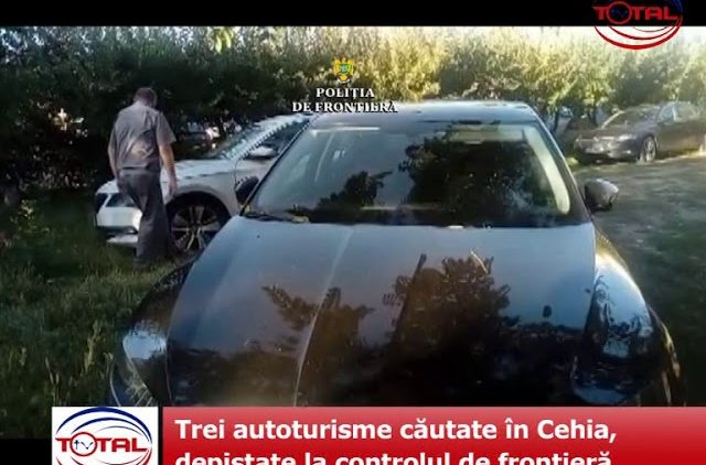 VIDEO: Trei autoturisme căutate în Cehia, depistate la controlul de frontieră