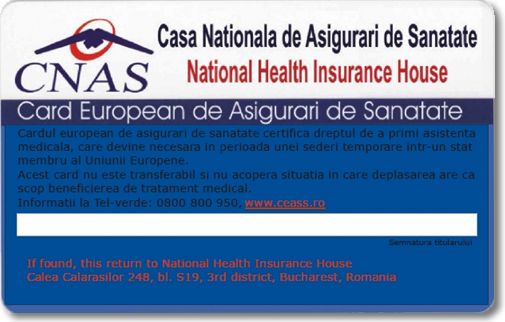 card european de sanatate