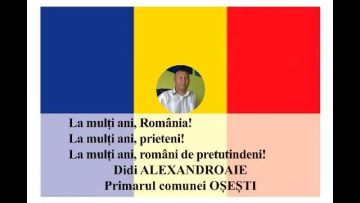 VIDEO: MESAJ DE ZIUA NAȚIONALĂ A ROMÂNIEI  DIDI ALEXANDROAIE –  PRIMARUL COMUNEI OȘEȘTI