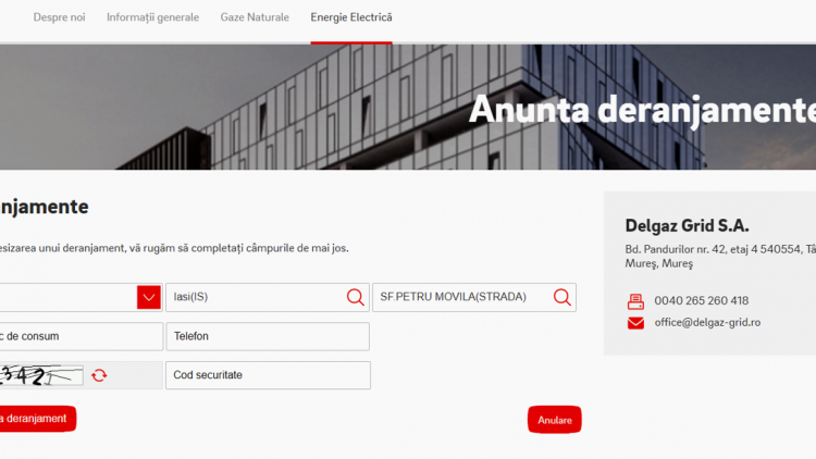 deranjamente energie site