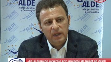 VIDEO: „Ce-și propune Guvernul prin proiectul de buget pe 2020: enclavizarea sărăciei în Moldova sau dezvoltarea regiunii?”