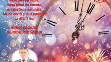 VIDEO: FELICITARE DE ANUL NOU – AUREL CĂCIULĂ DEPUTAT PSD VASLUI