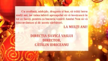 VIDEO: FELICITARE DE ANUL NOU – DIRECȚIA SILVICĂ VASLUI