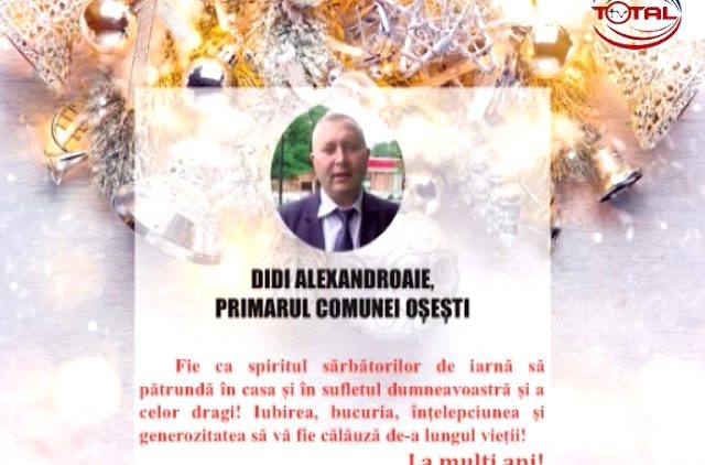 VIDEO: FELICITARE DE ANUL NOU – PRIMĂRIA COMUNEI OȘEȘTI