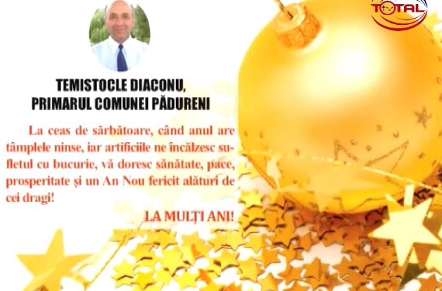 VIDEO: FELICITARE DE ANUL NOU – PRIMĂRIA COMUNEI PĂDURENI