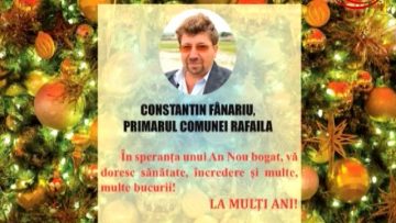 VIDEO: FELICITARE DE ANUL NOU – PRIMĂRIA COMUNEI RAFAILA