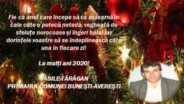 VIDEO: FELICITARE DE ANUL NOU – PRIMĂRIA COMUNEI BUNEȘTI AVEREȘTI