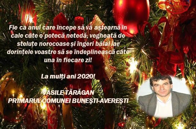VIDEO: FELICITARE DE ANUL NOU – PRIMĂRIA COMUNEI BUNEȘTI AVEREȘTI