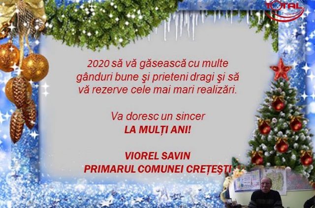 VIDEO: FELICITARE DE ANUL NOU – PRIMĂRIA COMUNEI CREȚEȘTI