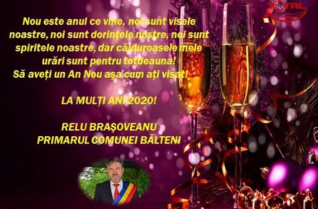 VIDEO: FELICITARE DE ANUL NOU – PRIMĂRIA COMUNEI BĂLTENI