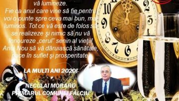 VIDEO: FELICITARE DE ANUL NOU – PRIMĂRIA COMUNEI FĂLCIU