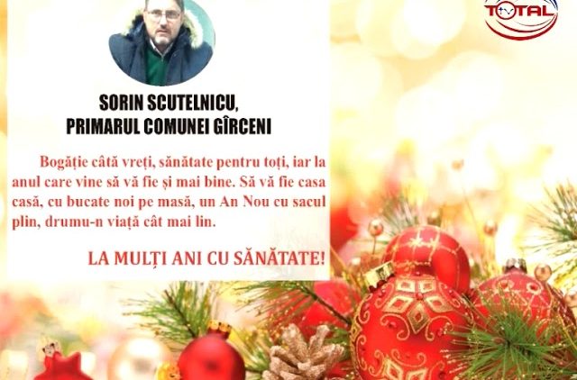 VIDEO: FELICITARE DE ANUL NOU – PRIMĂRIA COMUNEI GÂRCENI