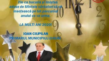 VIDEO: FELICITARE DE ANUL NOU – PRIMĂRIA MUNICIPIULUI HUȘI