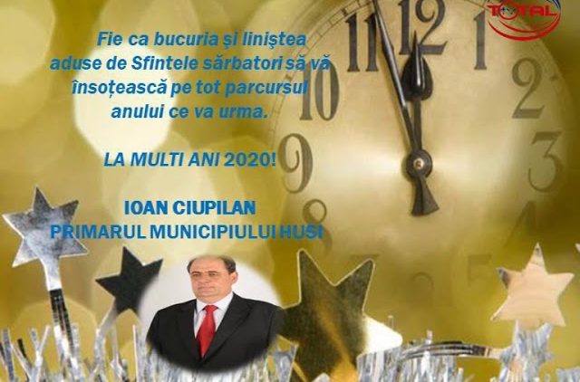 VIDEO: FELICITARE DE ANUL NOU – PRIMĂRIA MUNICIPIULUI HUȘI