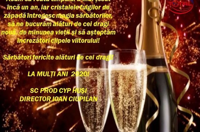 VIDEO: FELICITARE DE ANUL NOU – SC PROD CYP SRL HUȘI