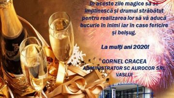 VIDEO: FELICITARE DE ANUL NOU  – SC AUROCOR SRL VASLUI