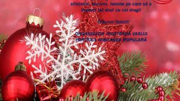 VIDEO : FELICITARE DE CRĂCIUN PMP VASLUI