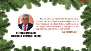 VIDEO : FELICITARE DE CRĂCIUN PRIMĂRIA ȘI CONSILIUL LOCAL FĂLCIU