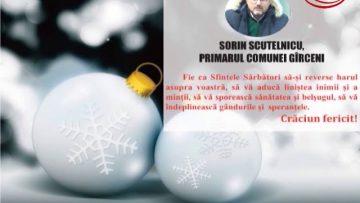 VIDEO : FELICITARE DE CRĂCIUN PRIMĂRIA ȘI CONSILIUL LOCAL GÂRCENI
