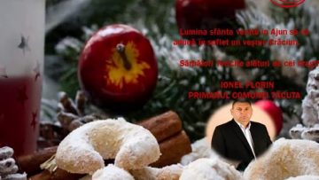 VIDEO : FELICITARE DE CRĂCIUN PRIMĂRIA ȘI CONSILIUL LOCAL TĂCUTA