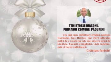 VIDEO : FELICITARE DE CRĂCIUN PRIMĂRIA ȘI CONSILIUL LOCAL PĂDURENI