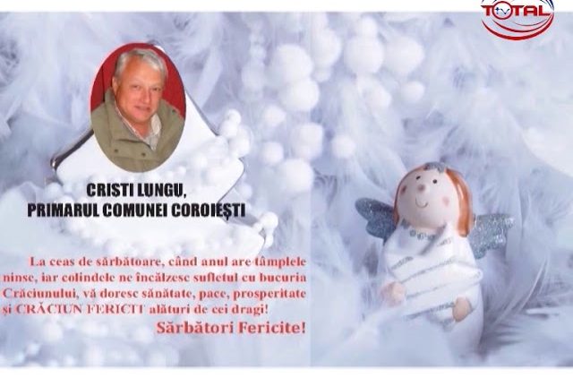 VIDEO : FELICITARE DE CRĂCIUN PRIMĂRIA ȘI CONSILIUL LOCAL COROIEȘTI