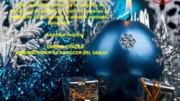 VIDEO: FELICITARE DE CRĂCIUN SC AUROCOR SRL VASLUI