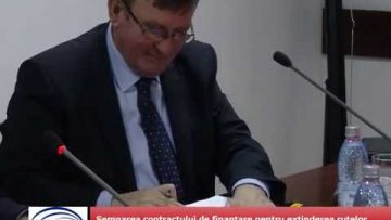 VIDEO: Semnarea contractului de finanțare pentru extinderea rutelor, traseelor și stațiilor pentru transportul public de călători