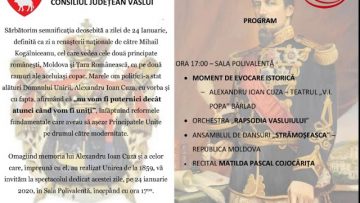 VIDEO: “UNIREA PRINCIPATELOR ROMÂNE” – SPECTACOL OMAGIAL