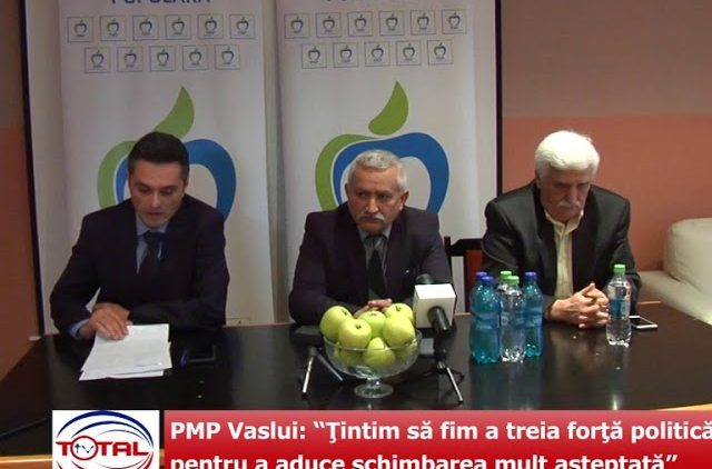 VIDEO: PMP Vaslui: “Ţintim să fim a treia forţă politică pentru a aduce schimbarea mult aşteptată”