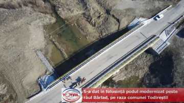 S-a dat în folosință podul modernizat peste râul Bârlad, pe raza comunei Todirești!.mpg_snapshot_00.12.101