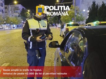 Razie amplă în trafic la Vaslui. Amenzi de peste 42.000 de lei și permise reținute.mp4_snapshot_00.27.498